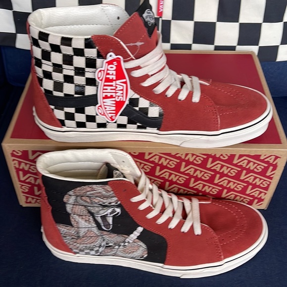 Vans Sk8-Hi Desert Snake/Chili Oil WMNS sneakers - Picture 3 of 16